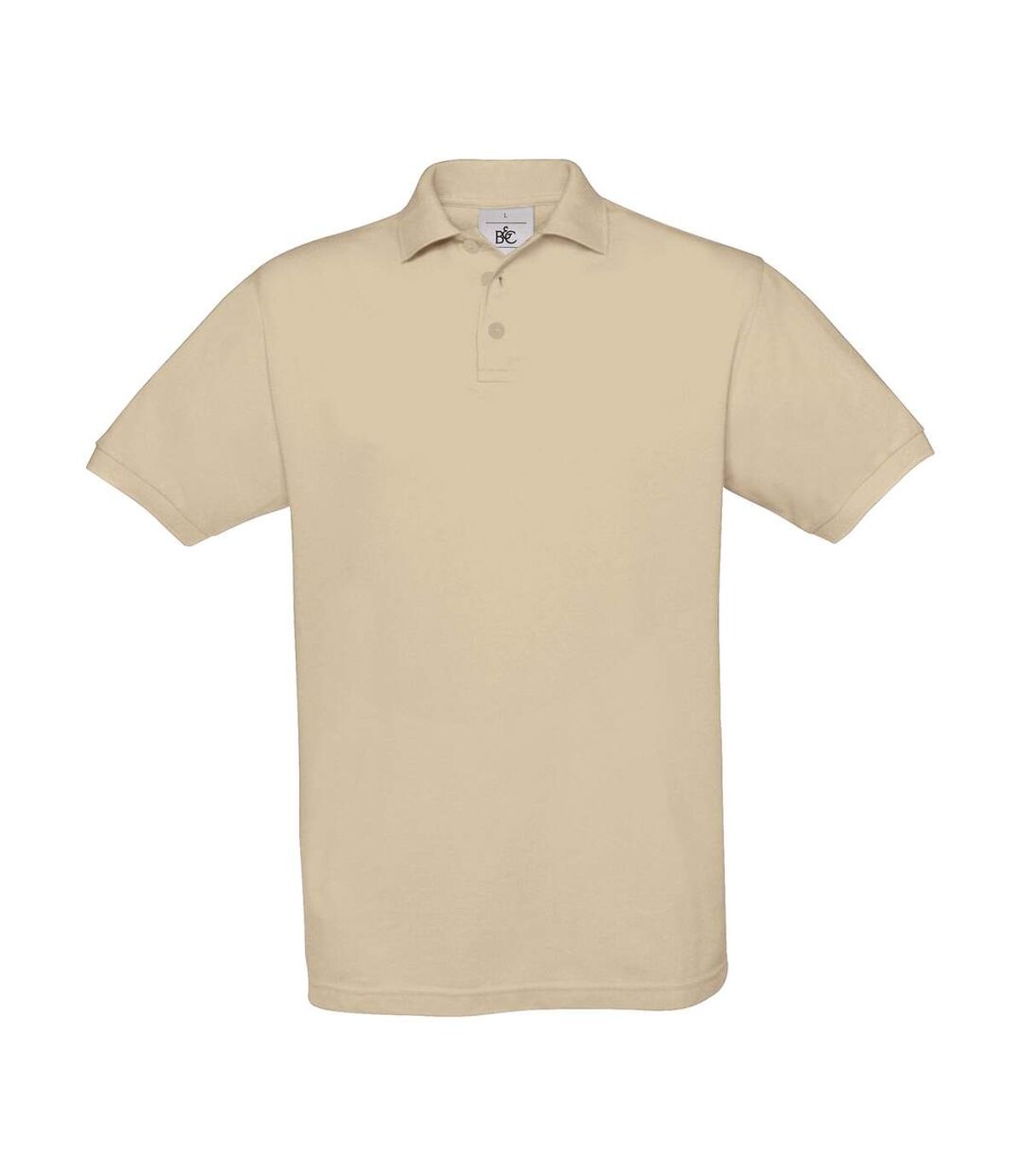Polo manches courtes - homme - PU409 - beige sable