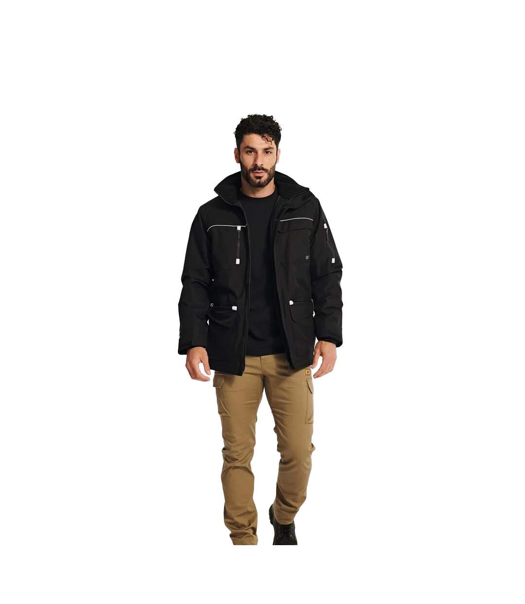 Veste isolée parker homme noir Caterpillar-3