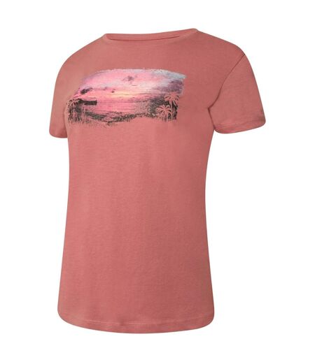 Dare 2B Womens/Ladies Peace of Mind Beach T-Shirt (Mesa Rose) - UTRG7738