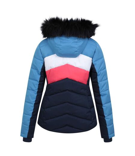 Womens/ladies Cascade Padded Ski Jacket Blue Mountain Warehouse