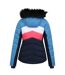 Womens/ladies Cascade Padded Ski Jacket Blue Mountain Warehouse-2