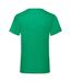 Mens valueweight v neck t-shirt kelly green Fruit of the Loom