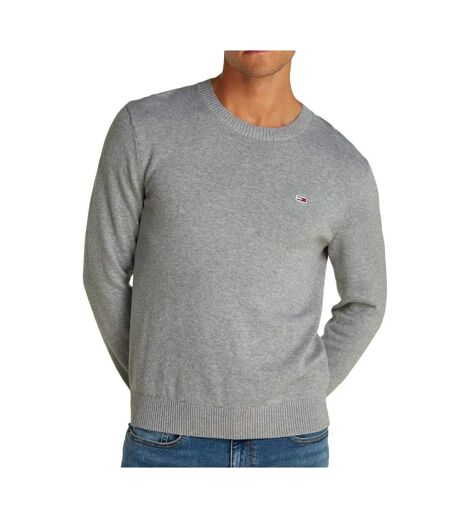 Pull gris homme tommy jeans ess light - l