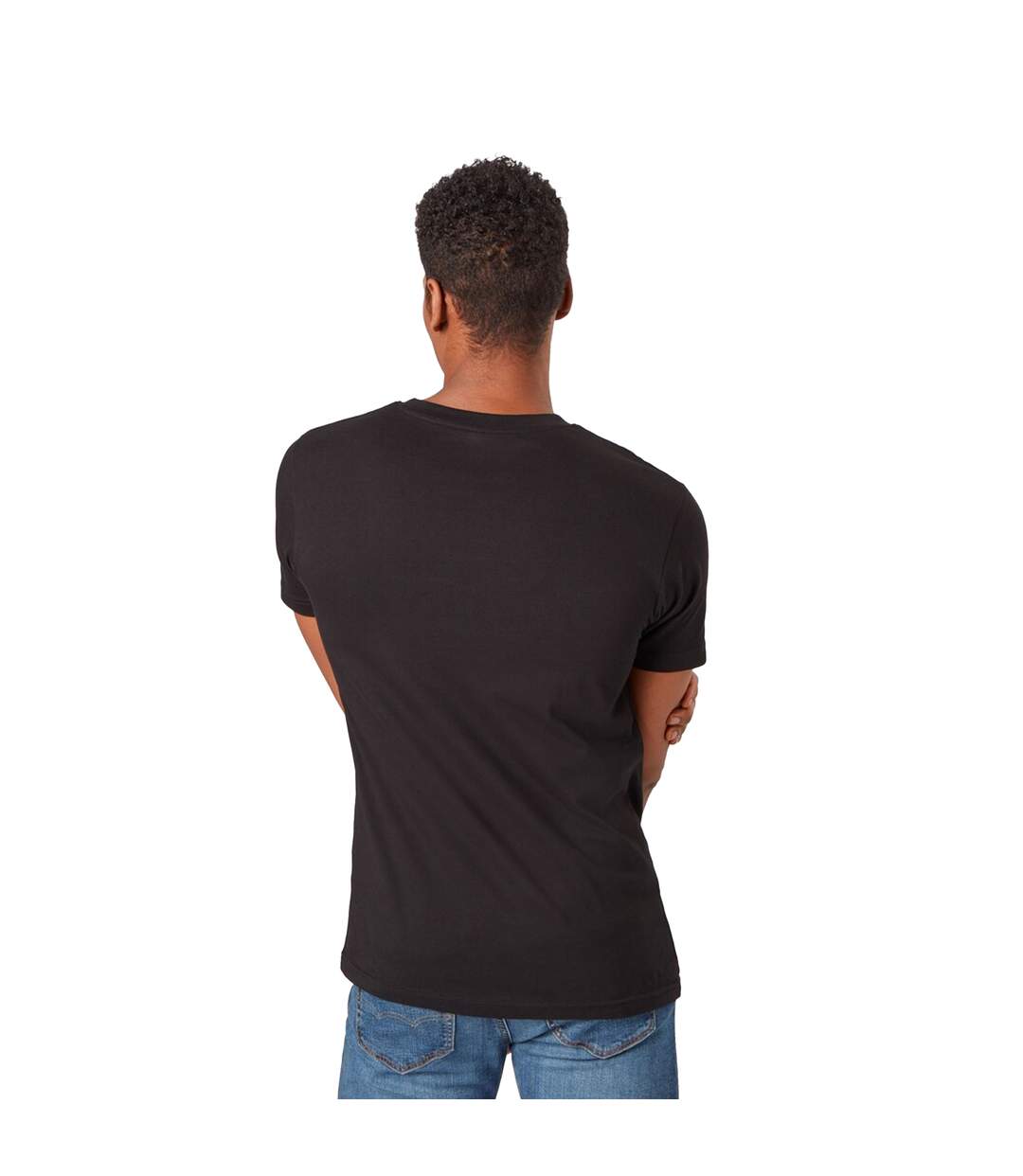 Mens Lost Youth Rose T-shirt Black Mister Tee-3