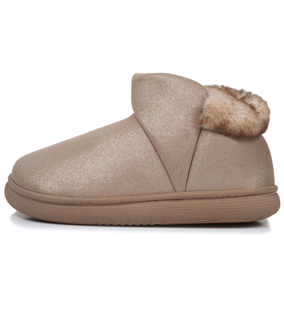Isotoner Chaussons Bottillons femme semelle bloup extra confort-3