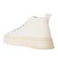 Womens/ladies Canvas Flatform High Top Trainers Cream Vagabond Shoemakers-2