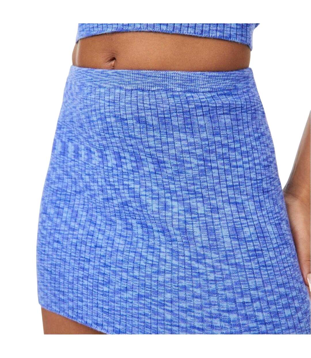 Womens/ladies Space Dye Mini Skirt Blue Jack Wills-2