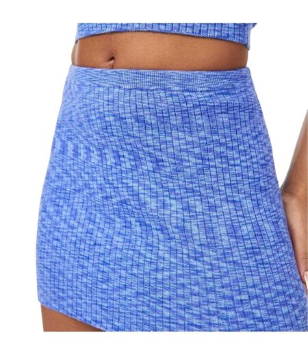Womens/ladies Space Dye Mini Skirt Blue Jack Wills