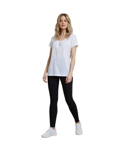 Womens/ladies Blackout High Waist Leggings Black Mountain Warehouse