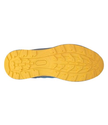Baskets Stealth Trail Homme Bleu Noir Jaune Hi-Tec