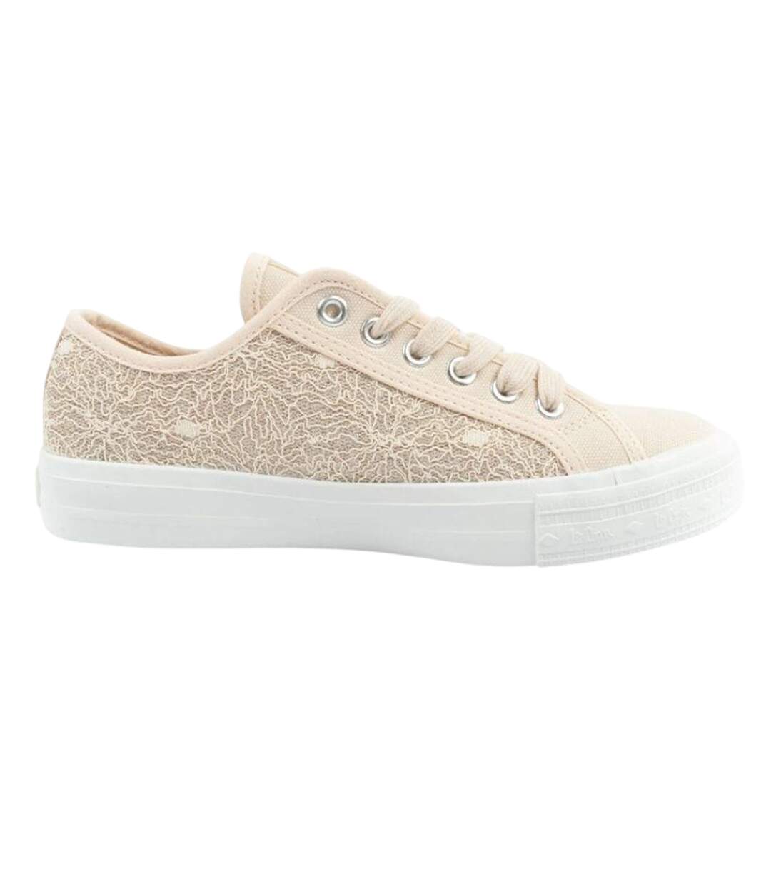 Baskets Motif/style À Motifs Femme Beige Lee Cooper-3