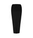 Jupe Mi-longue Motif/style Nœud Torsadé Femme Noir Edited-3