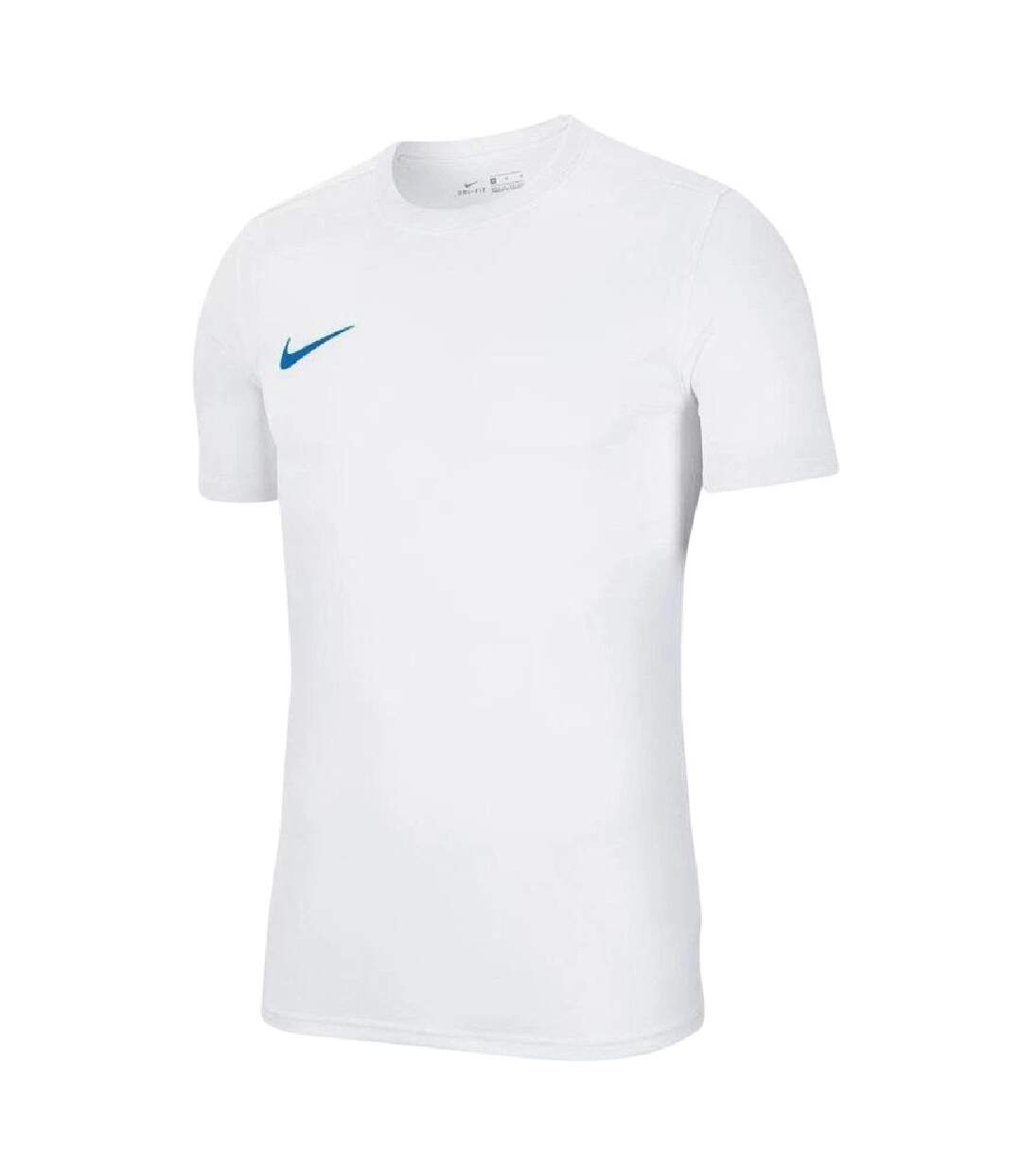 T-shirt Park Homme Blanc Bleu Nike-2