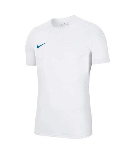 T-shirt Park Homme Blanc Bleu Nike