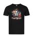 Unisex Adult Crowded House Fan Banner T-shirt Black Amplified-1
