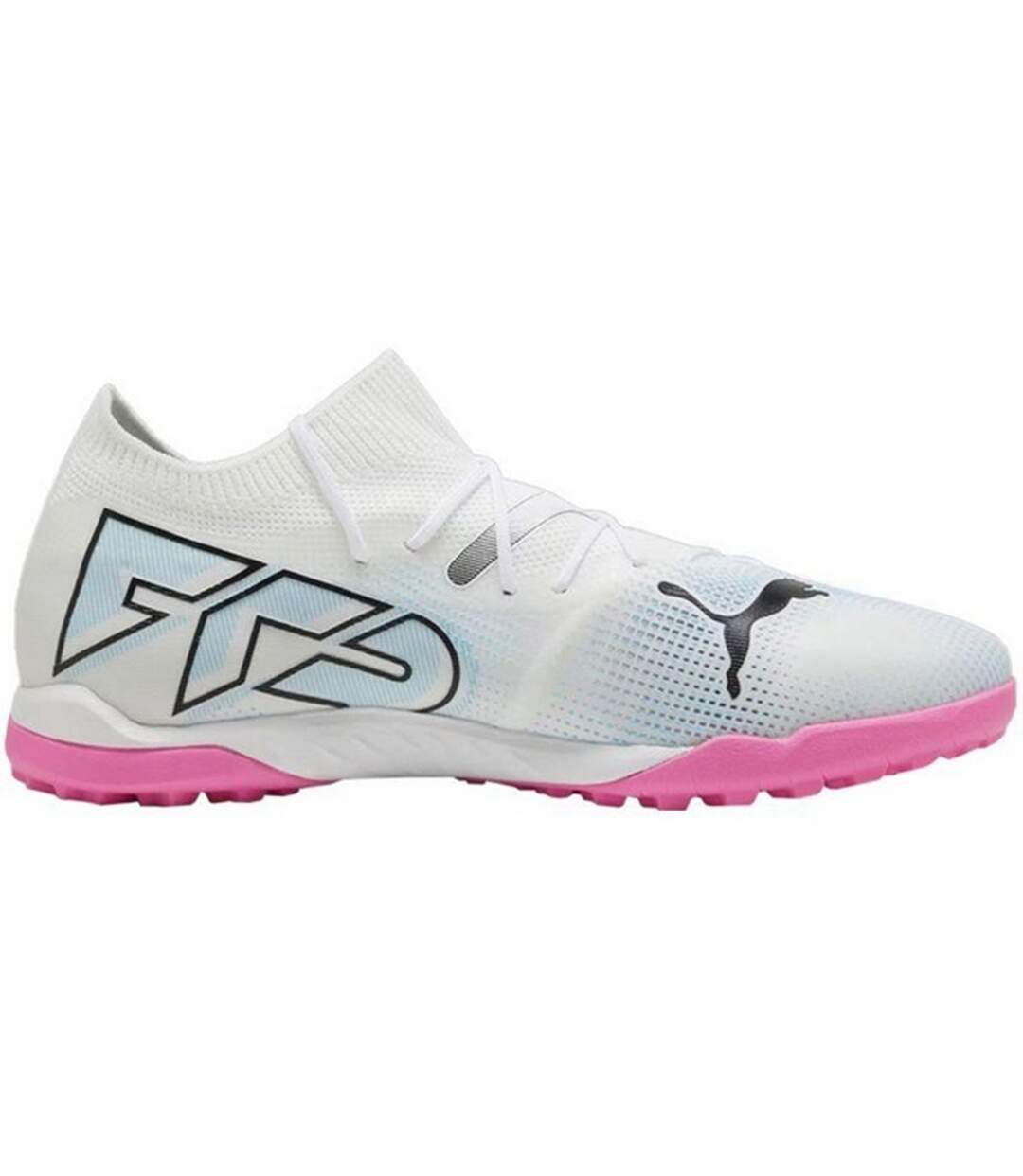 Chaussures De Foot Pour Terrain Artificiel Future Match Homme Blanc Rose Puma-1