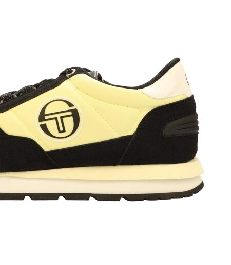 Baskets Venezia Homme Blanc Noir Citron Sergio Tacchini