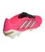 Mens Predator 3 Lace Up Firm Ground Football Boots Pink White Adidas-2