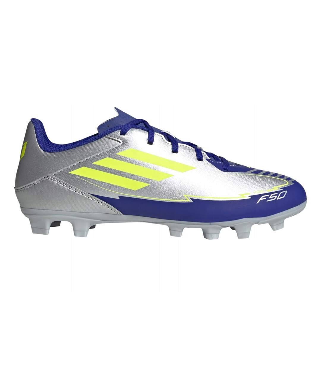 Chaussures De Foot Pour Terrain Ferme F50 Club Homme Bleu Argenté Adidas-3