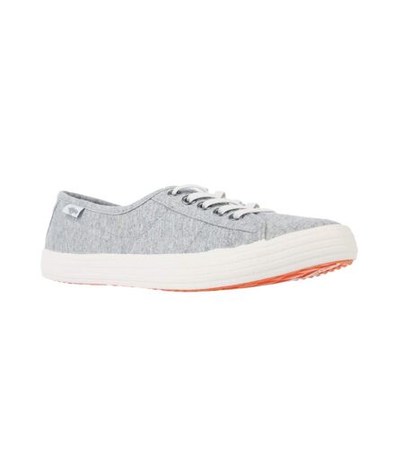 Womens/ladies Chow Chow Summer Jersey Pumps Light Grey Rocket Dog