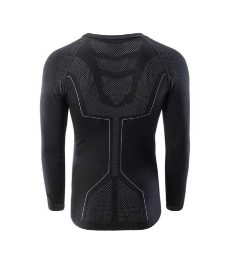 T-shirt Manches Longues Homme Noir Huari