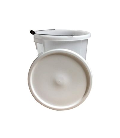 Proplas Plasterers Bucket With Handle (White) (985oz)