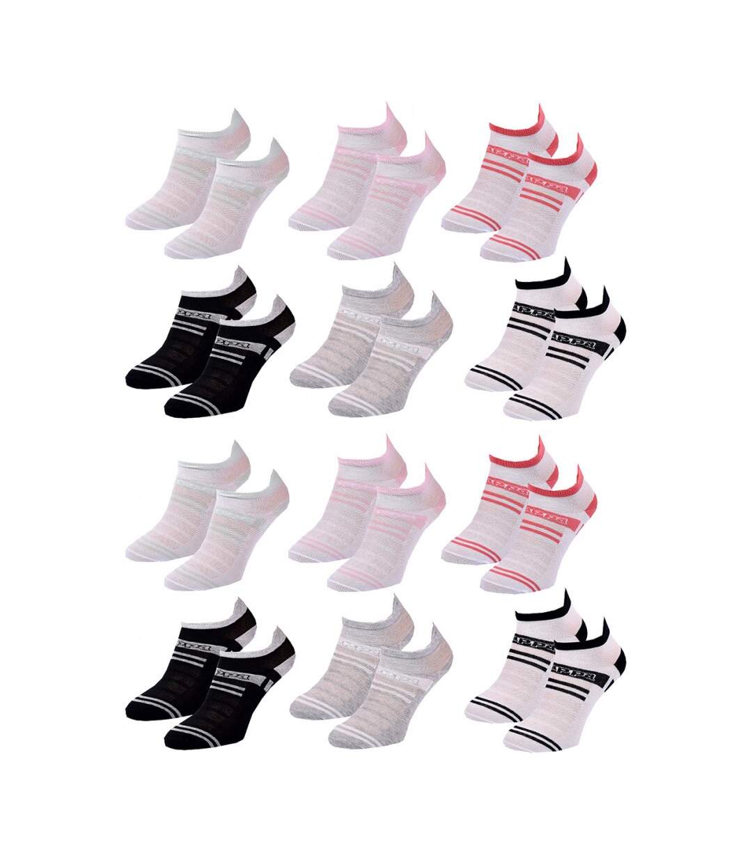 Chaussettes Femme SNEAKER KAPPA - Pack de 12-2
