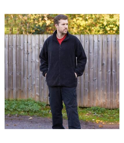 Portwest Mens Argyll Heavy Fleece Anti-Pill Jacket (F400) (Black)