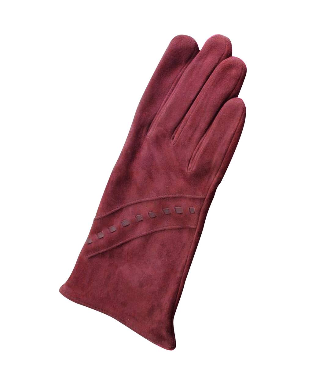 Eastern Counties Leather Womens/Ladies Sian Suede Gloves (Oxblood) - UTEL273