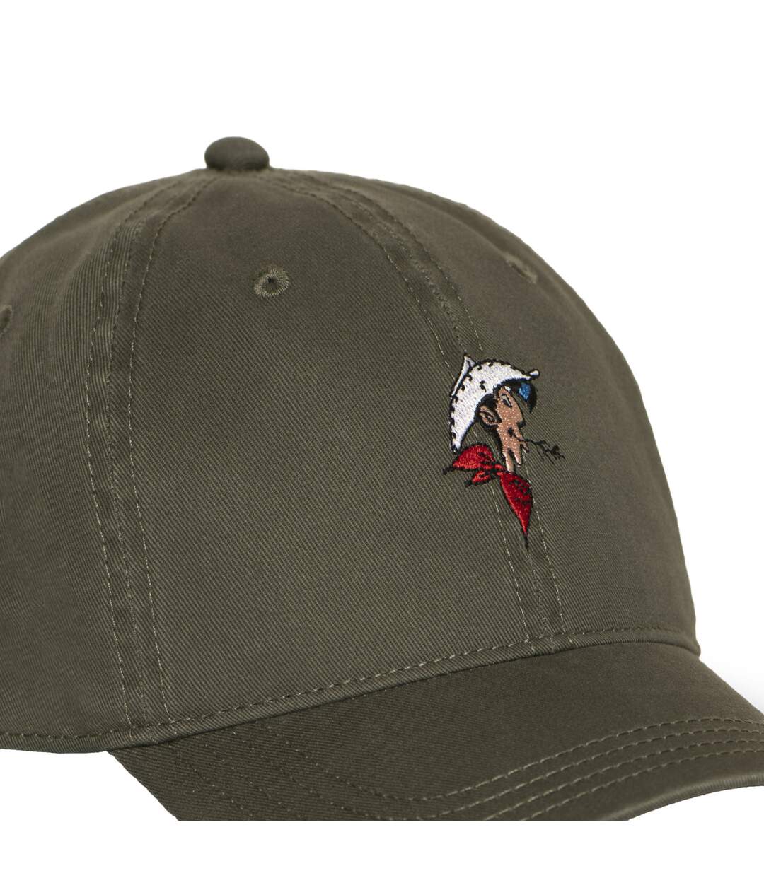 Casquette Dad Cap avec broderie Lucky Luke Head lucky Capslab-3