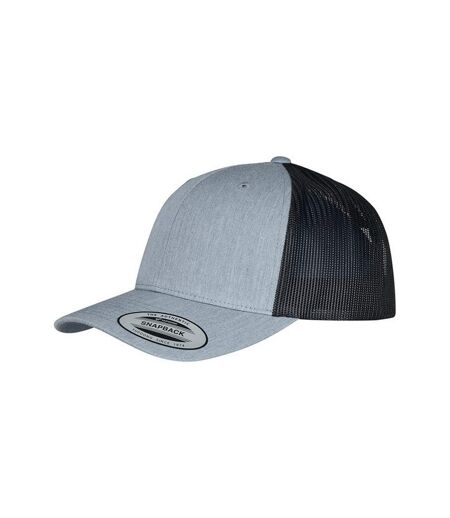 Casquette trucker retro adulte gris / noir Flexfit