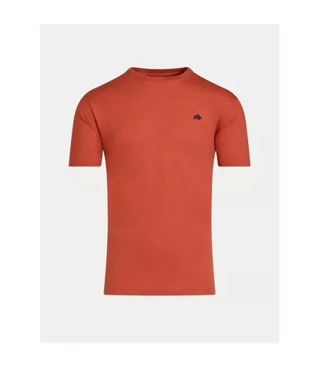 Mens Classic Organic T-shirt Orange Raging Bull