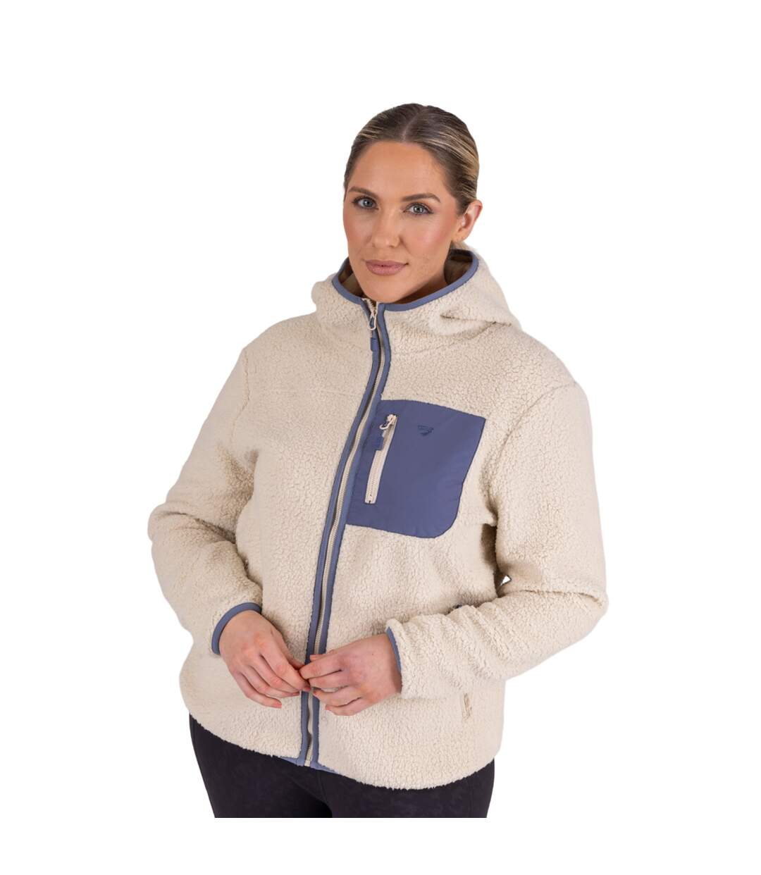 Veste polaire clement femme beige pâle Aubrion