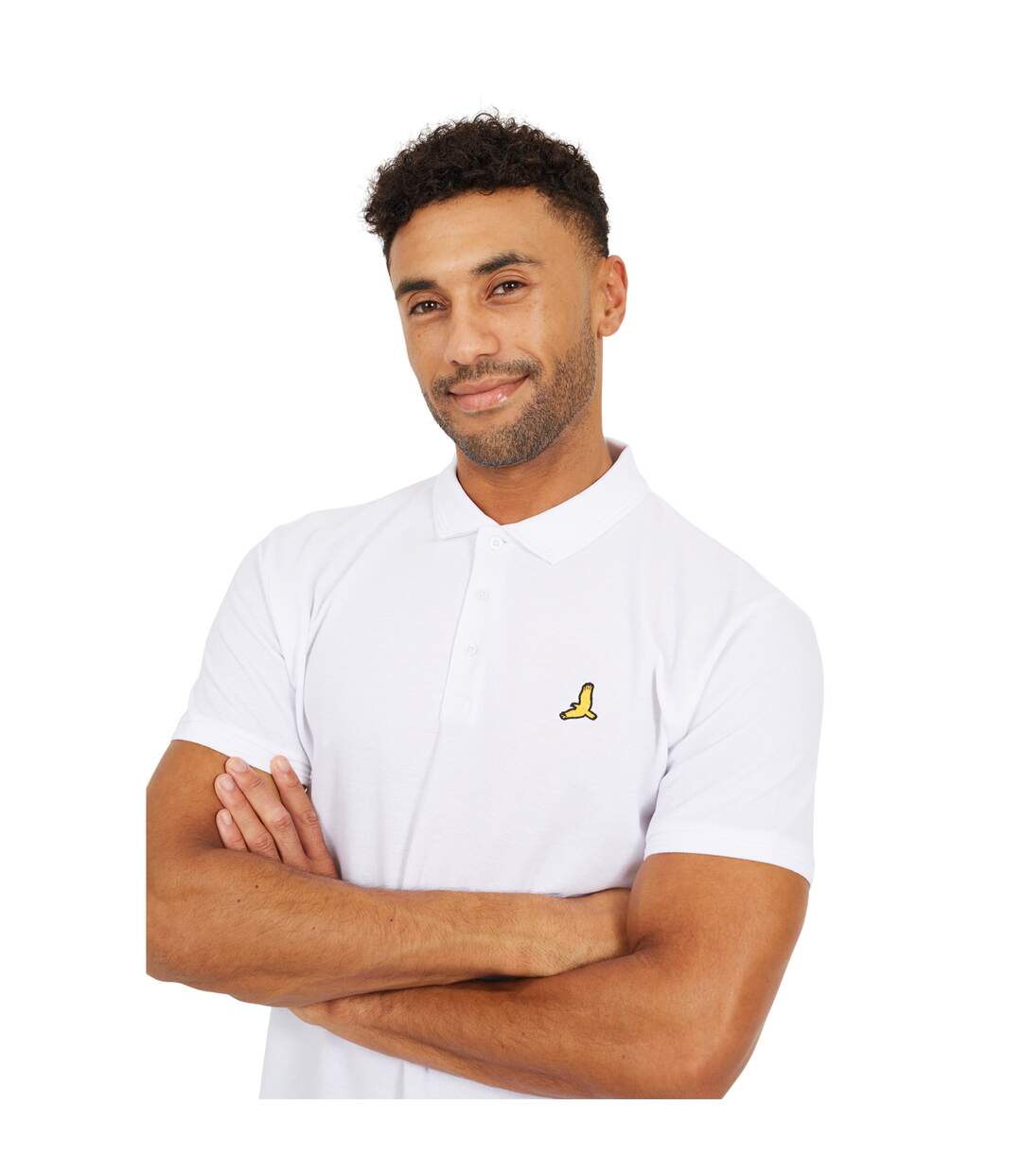 Polo Homme Blanc Brave Soul-4