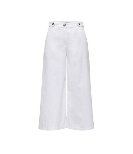 Pantalon fluide blanc femme jdy laura