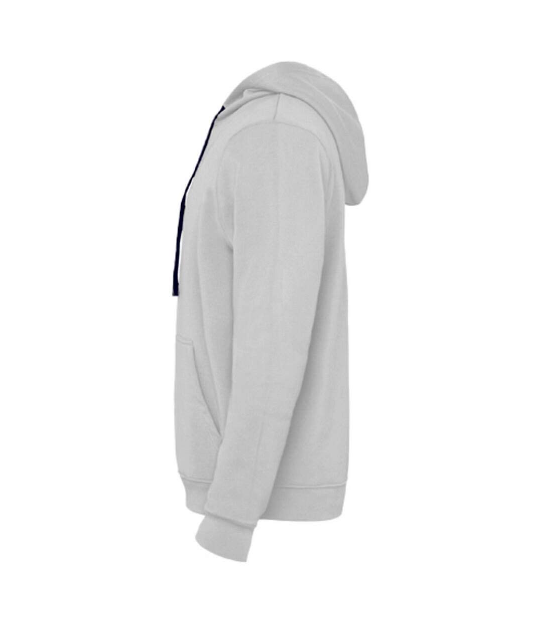 Sweat à capuche urban homme blanc / bleu marine Roly