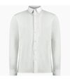 Kustom Kit Mens Superwash 60°C Tailored Long-Sleeved Shirt (White)