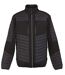 Veste softshell bicolore - RGA563 - gris foncé et noir-2