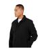 Mens Plain Overcoat Black Brave Soul-4