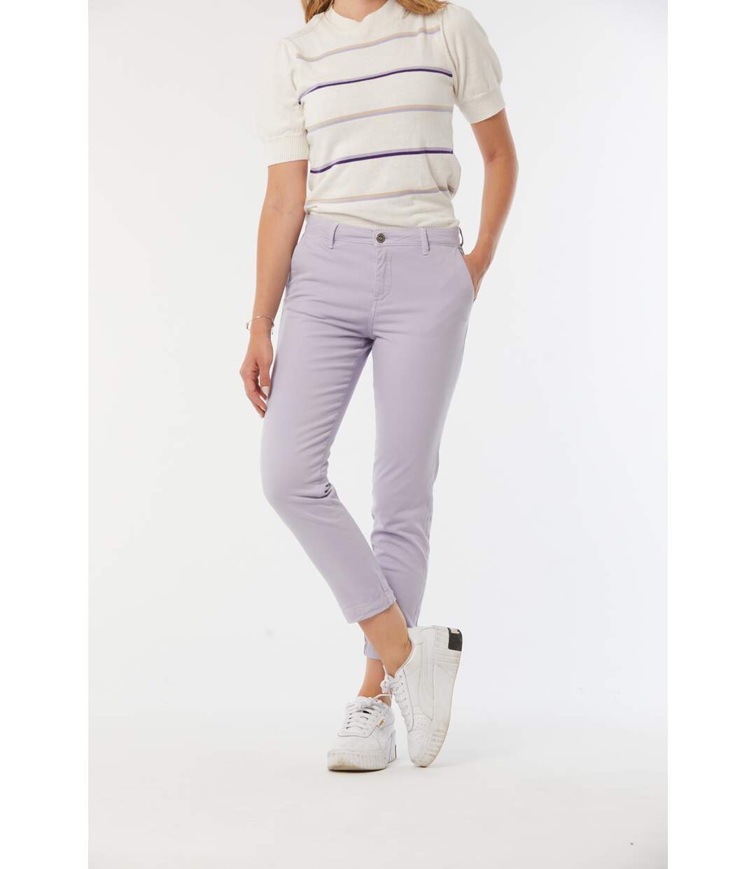 Pantalon coton chino JEMILA