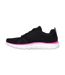 Baskets Track Femme Noir Rose Skechers-2