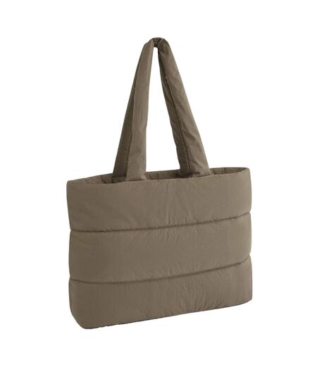 Tote Bag Motif/style Matelassé Taille Unique Terre Verte Naturelle Bagbase
