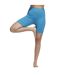 Womens/ladies Fitness Shorts Blue Adidas-4