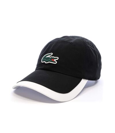 Casquette blanche/noire mixte lacoste rk5398 - taille unique