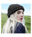 Beechfield Unisex Adults Glencoe Knitted Winter Beanie Hat (Black Fleck) - UTRW5189-1