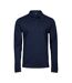 Polo Manches Longues Homme Bleu Marine Tee Jays-1