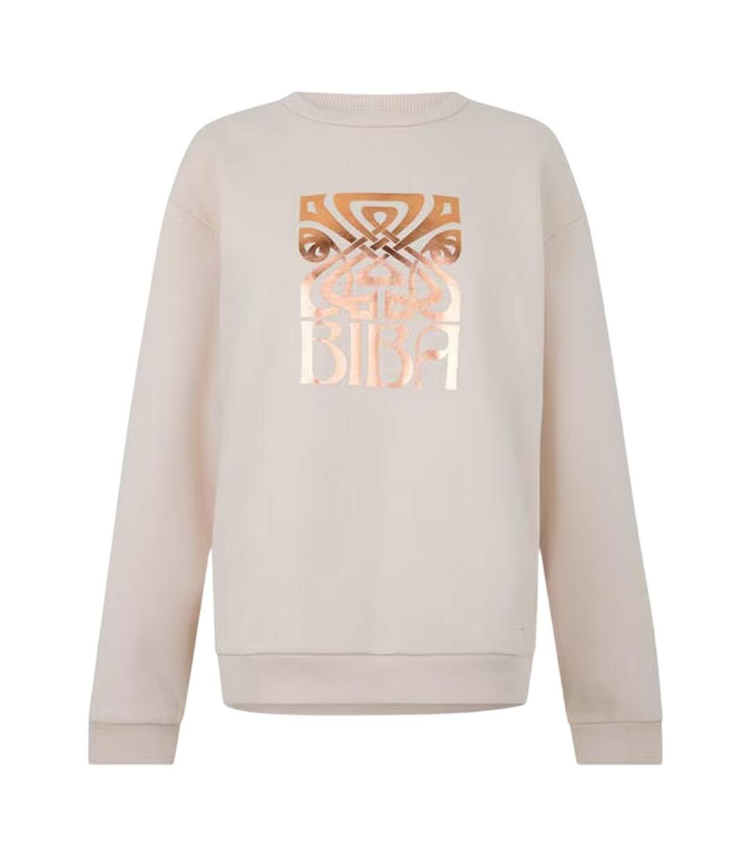 Sweat Motif/style Imprimé Graphique Femme Crème Biba-2