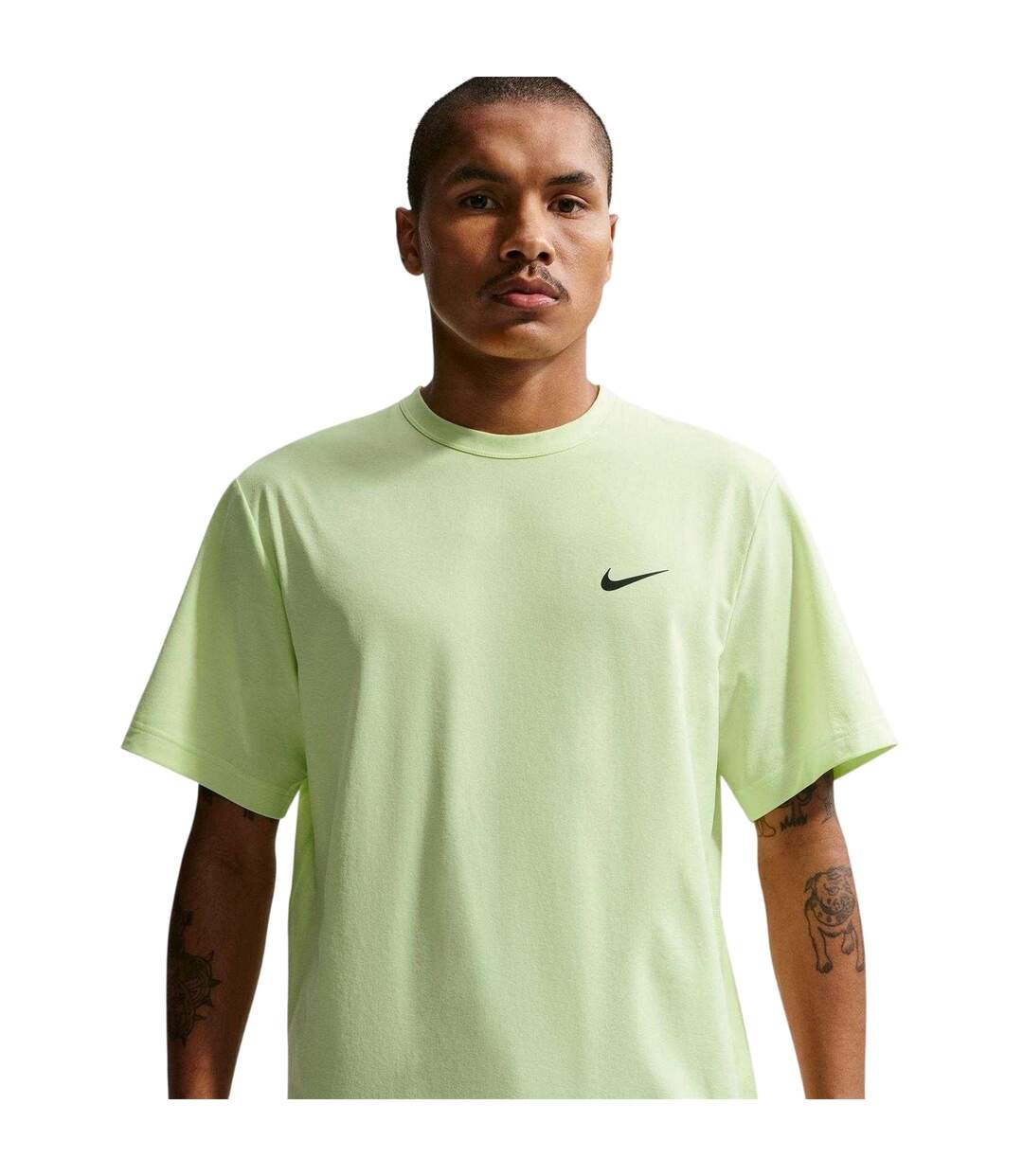 Mens Hyverse Swoosh Short-sleeved T-shirt Lime Nike-2