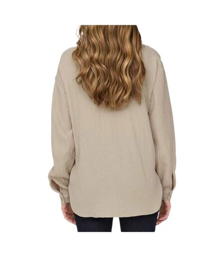 Chemise beige femme jdy theis - l