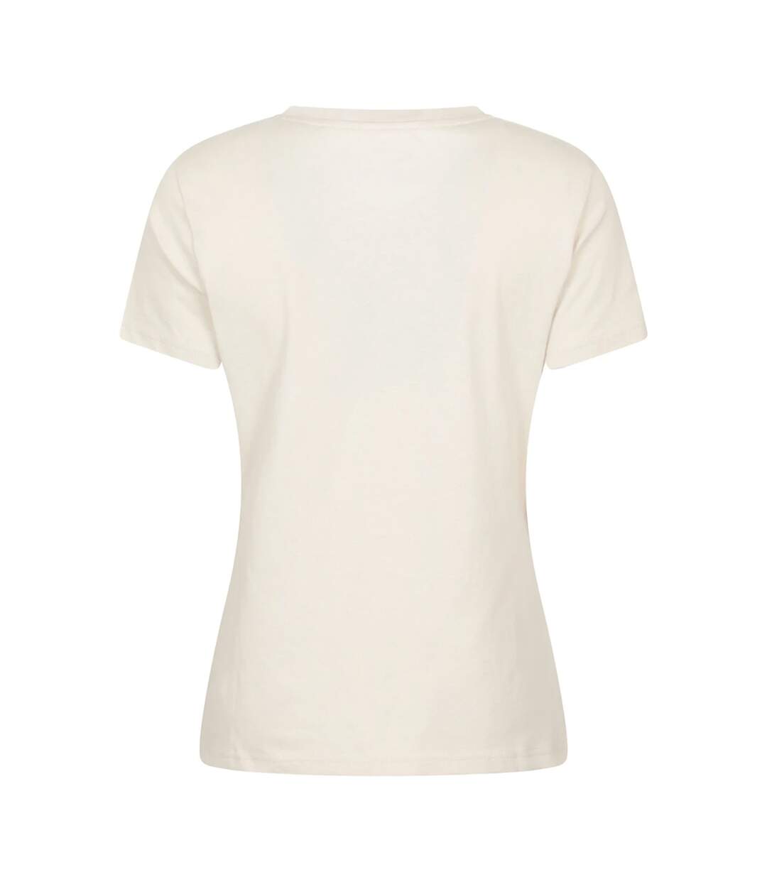 Womens/ladies Snowdon Mountain Relaxed Fit T-shirt Beige Mountain Warehouse-2